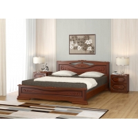 Кровать Елена-3 (орех) 140 см